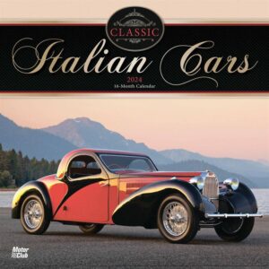 Classic Italian Cars Calendar 2024