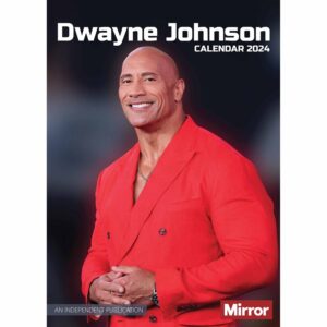 Dwayne Johnson A3 Calendar 2024