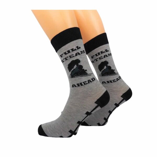 Full Steam Ahead Socks - Size 7 - 11