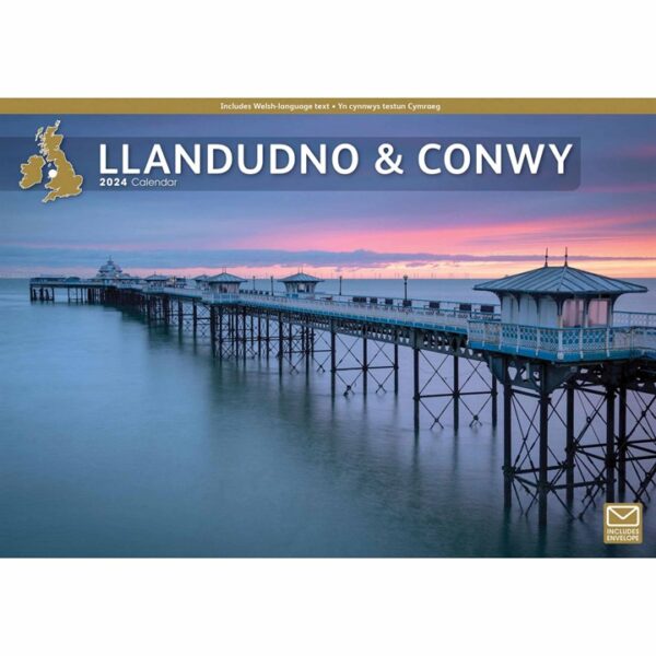 Llandudno & Conwy A4 Calendar 2024