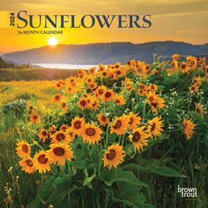 Sunflowers Mini Calendar 2024